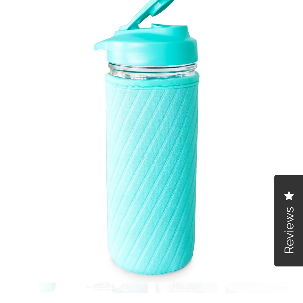MasonTops Glass Mason Jar with Multifunctional Drink Lid - Brand new in box!